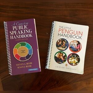 College Public Speaking and English Composition Books